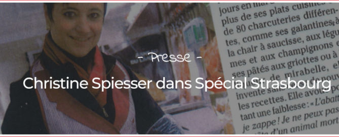 Christine Spiesser dans Spécial Strasbourg